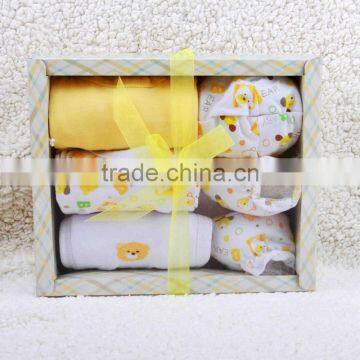 baby 5pcs gift box/baby wear/gift boxes for baby clothes/baby garments