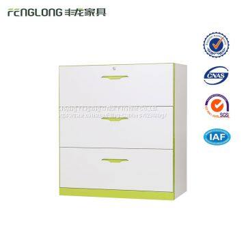 Factory Production File Storage Drawer Cabinet 3 Drawer Metal Lateral Filing Cabinet