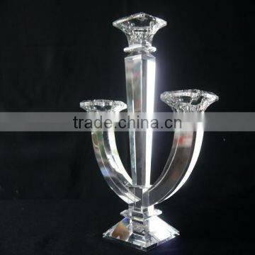 Hot Sale !!! Unique Crystal Candle Holder With Home Decration JKC-0006 photo-2