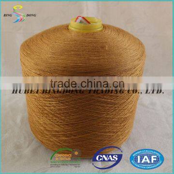 30s/2 30s/3 dyed brown 100% virgin polyester spun yarn