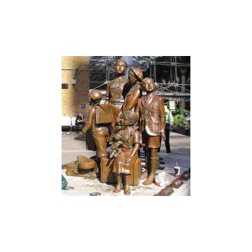 Bronze/Brass Casting Children Tree Sculpture For Garden Decorating