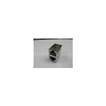 10P8C 2 x 1 RJ45 with Magnetics Transmitter for Filter Rohs Compliant