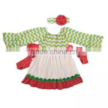 baby boutique wholesale baby girl dress chevron print latest children frocks designs