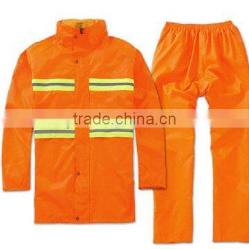 Orange Reflective Rainsuit