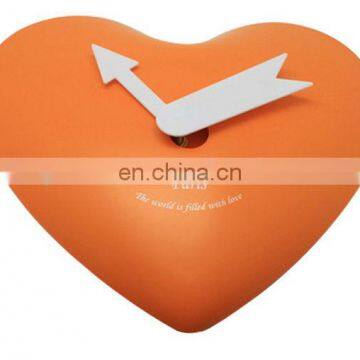 Pendulum Plastic Red Heart Clock photo-4