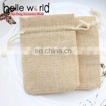 Wholesale Plain Jute drawstring pouch Bag