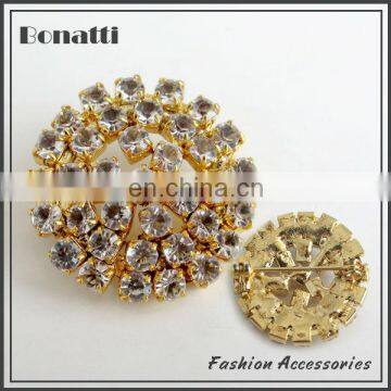 rhinestone brooch for garment