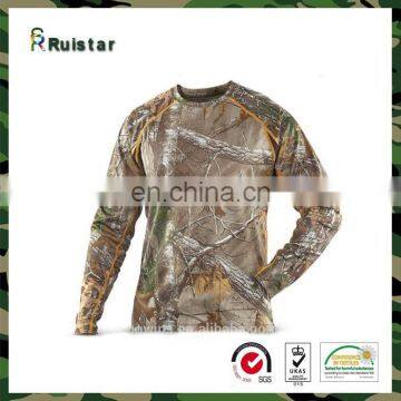 Wholesale Mens Non license Camo Hunting Long Sleeved Shirt