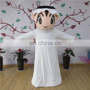 Factory direct sale customized arabian kid mascot costume for adults