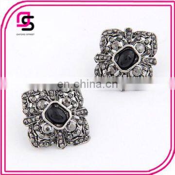 2017 Punk metagems stereo Square Earrings for women