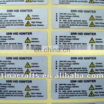 Paper Adhesive label