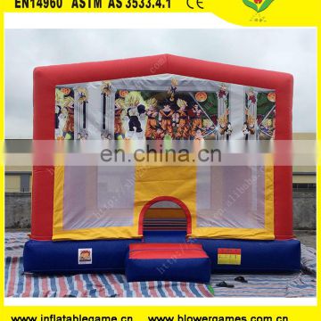 Happy jump inflatable bouncy castle moonwalk