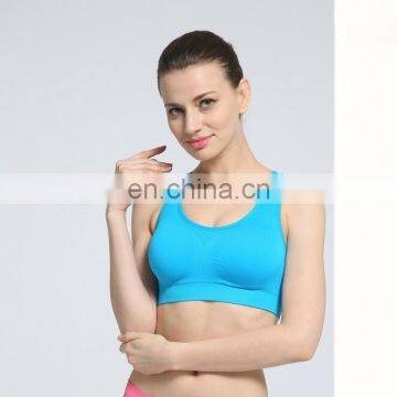 Custom Make Plain Sports Bra for Women Wholesale With Mesh#06 photo-5