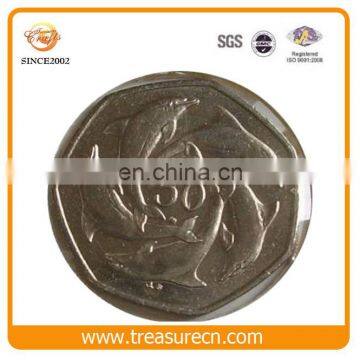 Customized Logo Embossed Souvenir Metal Coin