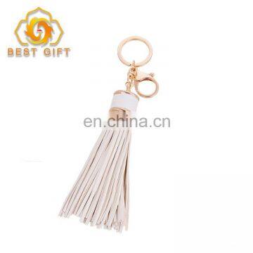 Hot Fashion Metal Tassel Leather Keychain