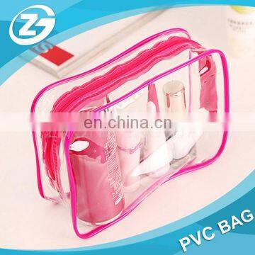 Zipper Transparent PVC Cosmetic Bag photo-3