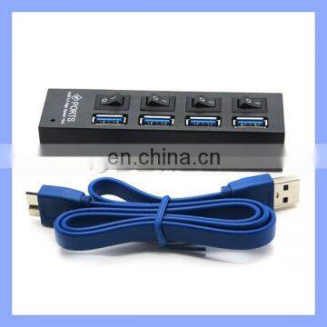 5Gbps USB HUB 3.0 Straight Row High-speed USB 3.0 HUB 4 Port