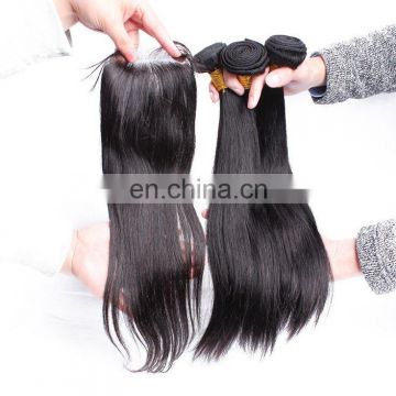 8A virgin hair straight brazilian hair straightening free sample hair bundles