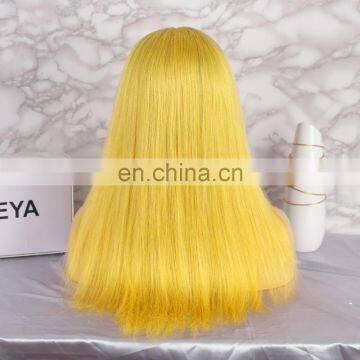 2018 Hot Seling Blonde Human Hair Full Lace Wig With Baby Hair photo-4