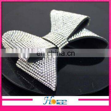 Fashion Cheap Shoe Flower Rhinestone Bowknot Decoration photo-3