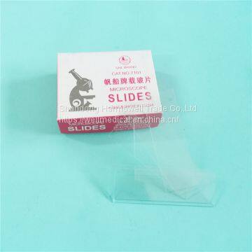 Sail Brand 7101 Type Glass Ground Edge Lab Microscope Slide