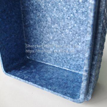 High quality luxury color rectangle EPP cosmetics box