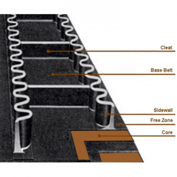 Xe+2 Sidewall Conveyor Belt