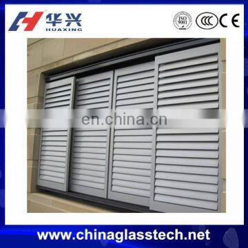 ISO9001 approved no formaldehyde pvc profile sliding window shutter