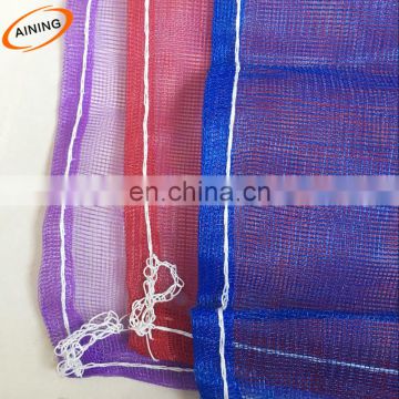 PE/PP are mesh fruit bags recyclable / fruit and vegetable mesh bags