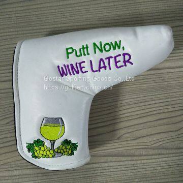Grape Wine Embroidery Golf Blade Head Cover photo-3