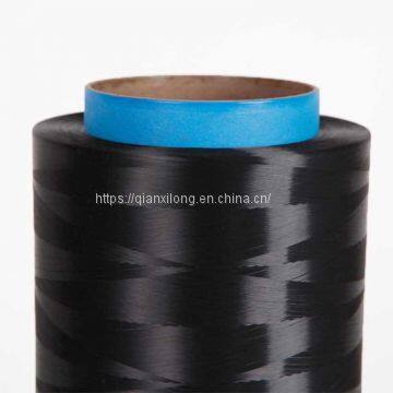Black UHMWPE Colored Yarn,bulletproof HMPE /HDPE Fiber
