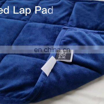 Wholesale Printed  Weighted Lap pad 100% Polyester weighted lap pad grade A weighted lap pad