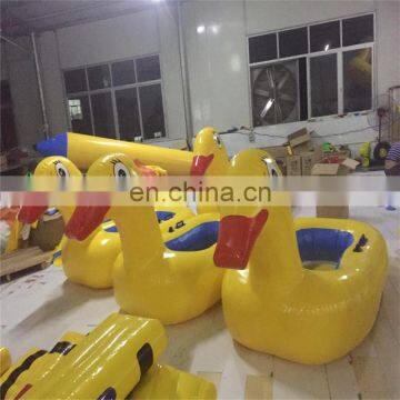 Factory Wholesale Inflatable Animal Floating Spotty Dog And Duck Inflatable Water Boat Outdoor Water Games For Sale photo-4