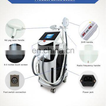 Hot Selling OPT IPL+RF+ND Yag Laser Price Multi Function Facial Device Beauty Machine Ipl Hair Removal Machine photo-3