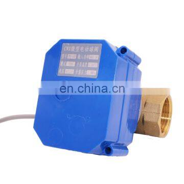 Mini 6NM low voltage electric valve actuator CWX-60P motorized automatic valve water flow switch 2-way 3-way