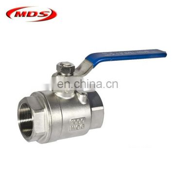 cf8m 2pc stainless steel threaded end ball valve price