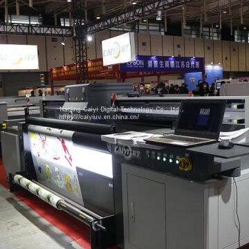 Caiyi 2.0m UV Hybrid Printer for Color-white-color Printing on Transparent Film