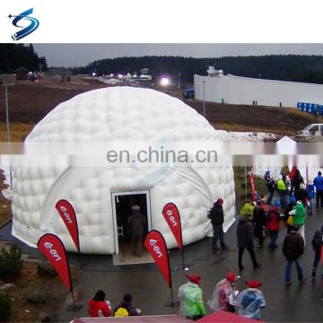 Large inflatable dome tent for outdoor entertainment events , commercial movable inflatable igloo movie theater tent for sale