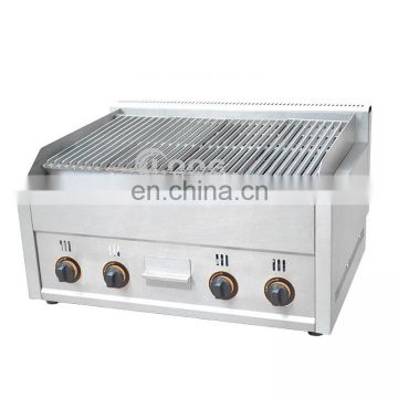 Environmental Commercial Catering  Equipment Stainless Steel Lava Rock Gas Grill For Sale