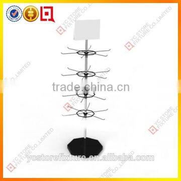 4 tiers 8 hooks metal sock display