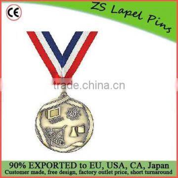 Custom quality free artwork design High Relief Medallion Science