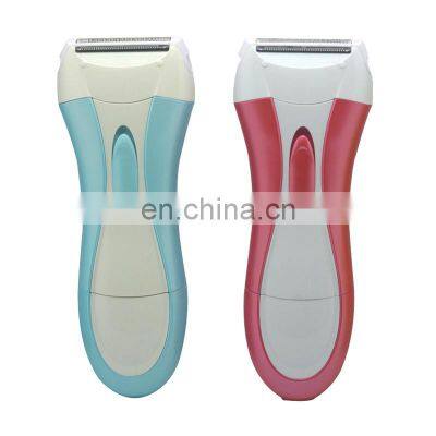 2020 hot sale battery women underarm body shaving hair removal trimmer electric lady shaver