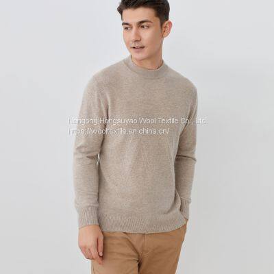 Half Collar Jumpers Sweater/Men Winter Pullover Cashmere Knitted Sweaters photo-4