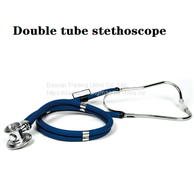 Double tube stethoscope