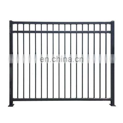 XINHAI Home Garden Powder Coated Top Spear Metal Tubular Black Aluminum Fence Panels