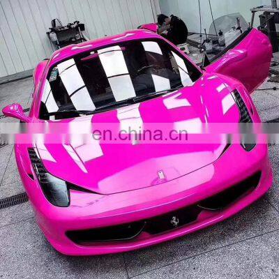 Crystal Abu Dhabi blue Car Vinyl Wrap Air Self-adhesive Decoration Roll Film Vehicle Auto Stickers