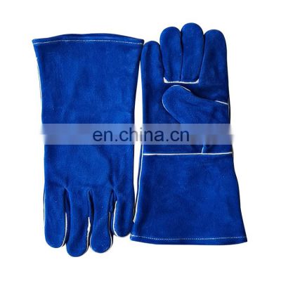 Cheap Price Leather Welding Working Gloves With Double Palm Safety Gloves For Hand Protection