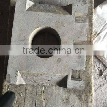 Special Shape Big Cement refractory Casting Block for sale