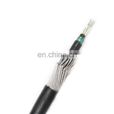 Trade assurance Outdoor Layer Strand 4 Core Multimode/single mode Fiber Optic Cable