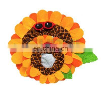 Best Quality Elastic Sunflower Shape Head Cover Pets Collar